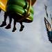 Feet dangle from the Paratrooper ride at the Jaycees' Summer Carnival on Sunday, June 30. Daniel Brenner I AnnArbor.com